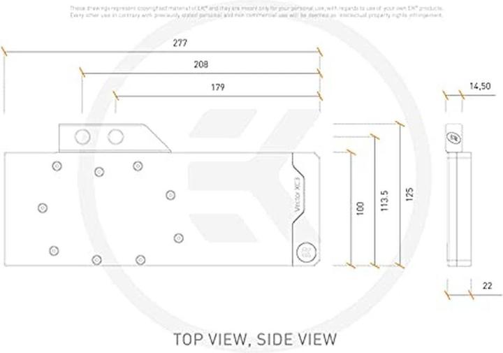 Actual product image EKWB EK Quantum Vector XC3 RTX 3070 D-RGB - Nickel + Acrylic