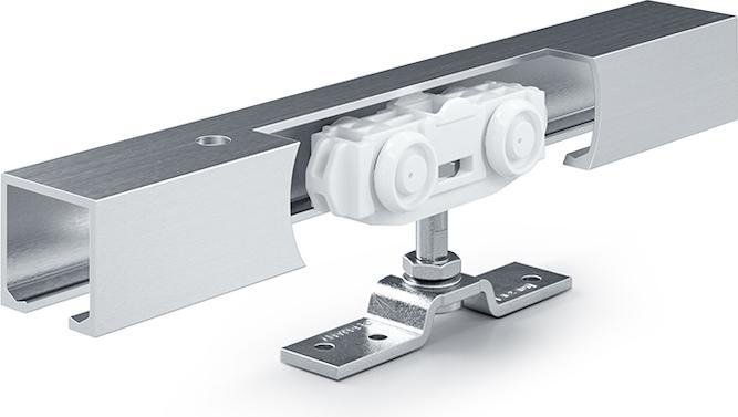 Image du produit Geze Ferrure de porte coulissante,avec rail,Rollan 40 NT,2350mm,FB max.1190