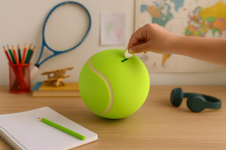 i-Total Spardose Tennis