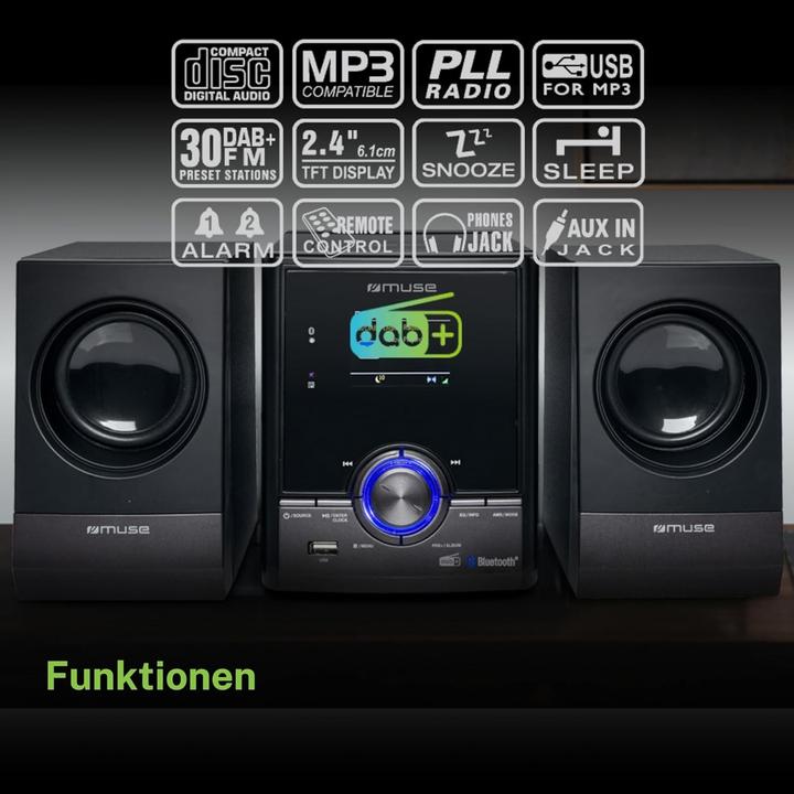 Immagine prodotto Muse M-50 DBT (Bluetooth, Lettore CD, 2x 15 W)