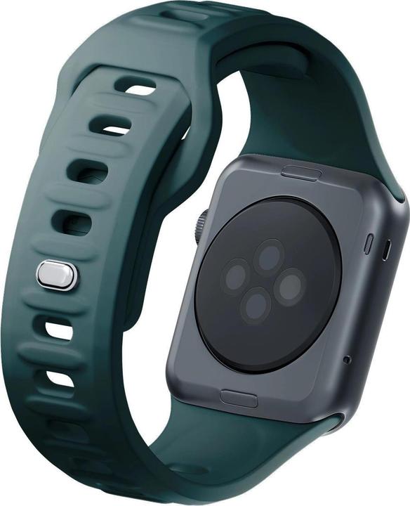Produktbild 3MK Silicone Watch Strap zielony/ evergreen dla Apple Watch 38/40/41mm (Edelstahl, Silicone)