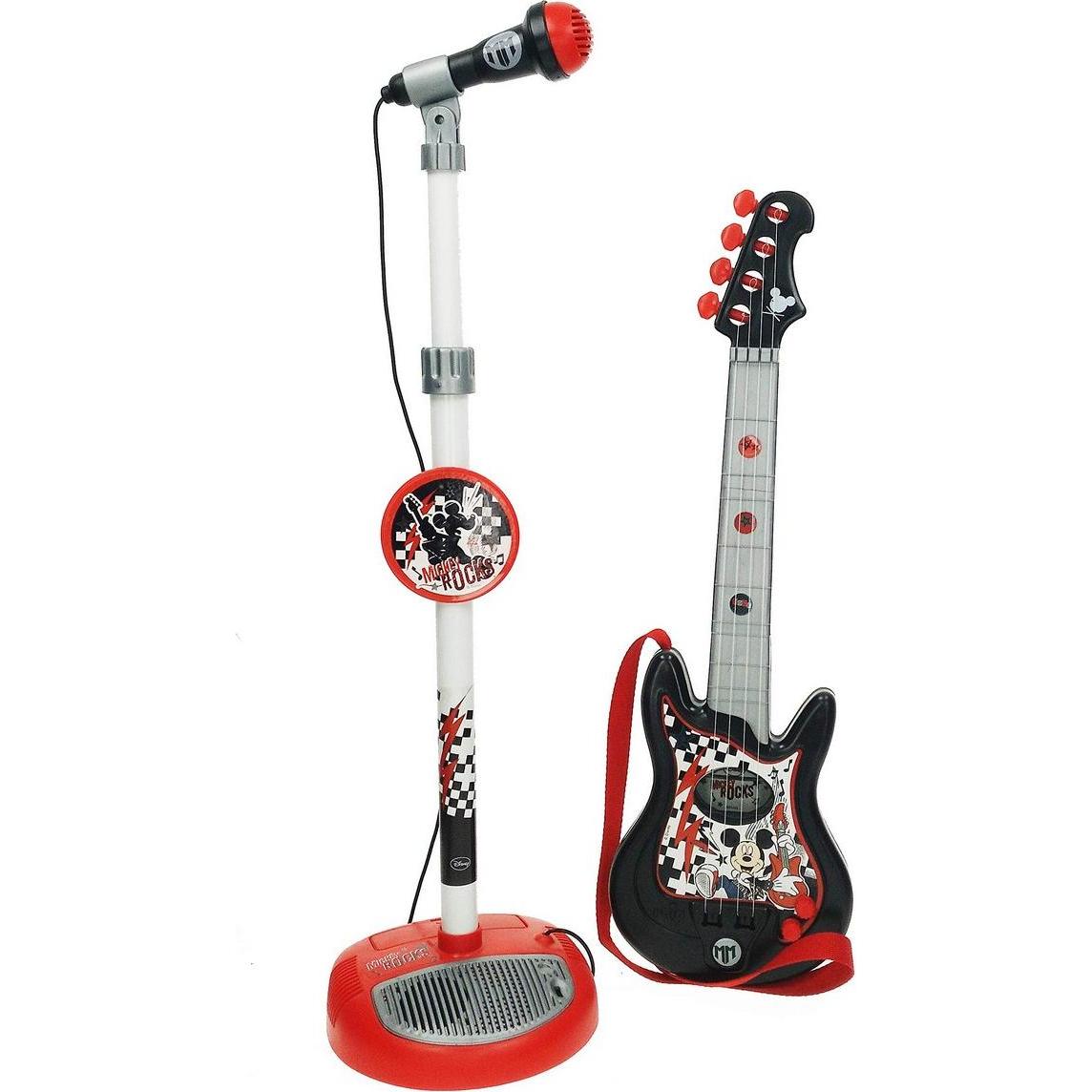 Mickey Mouse Musik-Spielzeug Mikrofon Kindergitarre