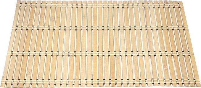 Produktbild Mendler 6-teiliges Tischset, Platzdeckchen, Bambus abwaschbar 45x30cm - hellbraun (6 x, 45 x 30 cm)