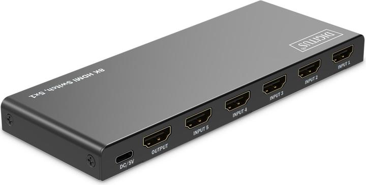 Actual product image Digitus 8K HDMI Switch, 5x1