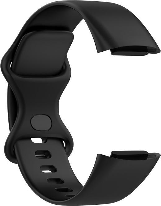 Produktbild Cover-Discount Fitbit Charge 5 - Silikon Sportarmband schwarz (Silikon)