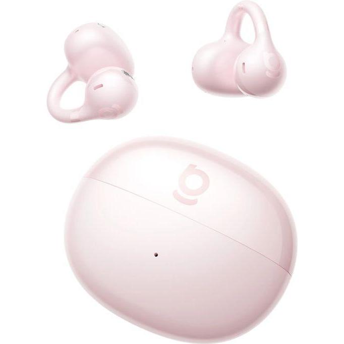 Baseus Słuchawki Słuchawki OWS Bass BC1 z klipsem - różowe (7.50 h, Senza fili), Cuffie, Rosa