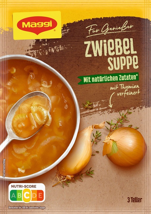 Actual product image Maggi FOR ENJOYERS Onion soup, yields 750 ml (750 ml)