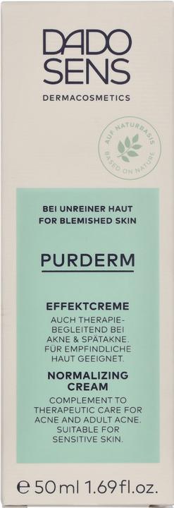 Image du produit Dado Sens PURDERM Crème à effet - Peau Impure (50 ml, Crème de jour)