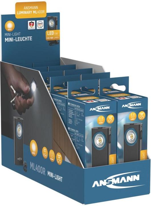 Produktbild Ansmann Mini-Leuchte 5W, USB-C, Boost-Modus 400lm (6 cm, 400 lm)