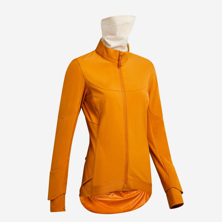 Produktbild Rockrider Fahrrad Winterjacke MTB Damen braun (L)