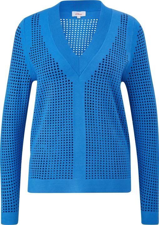 Actual product image S.Oliver Strickpullover Pullover mit Lochmuster (40)
