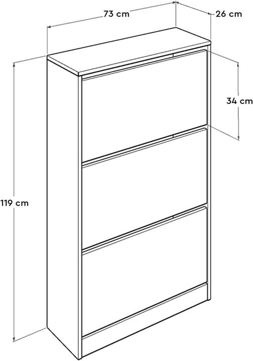 Immagine prodotto Kalune Design Eloise (73 x 119 x 26 cm)