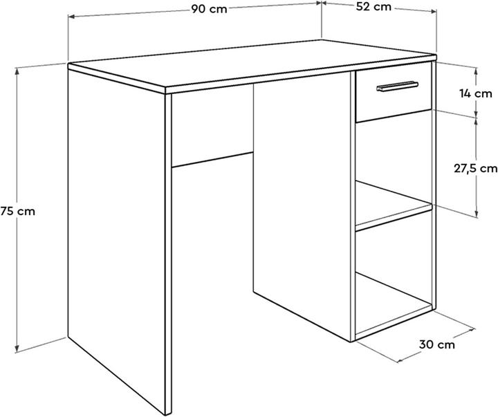 Image du produit Kalune Design Jamie (90 x 52 x 75 cm)
