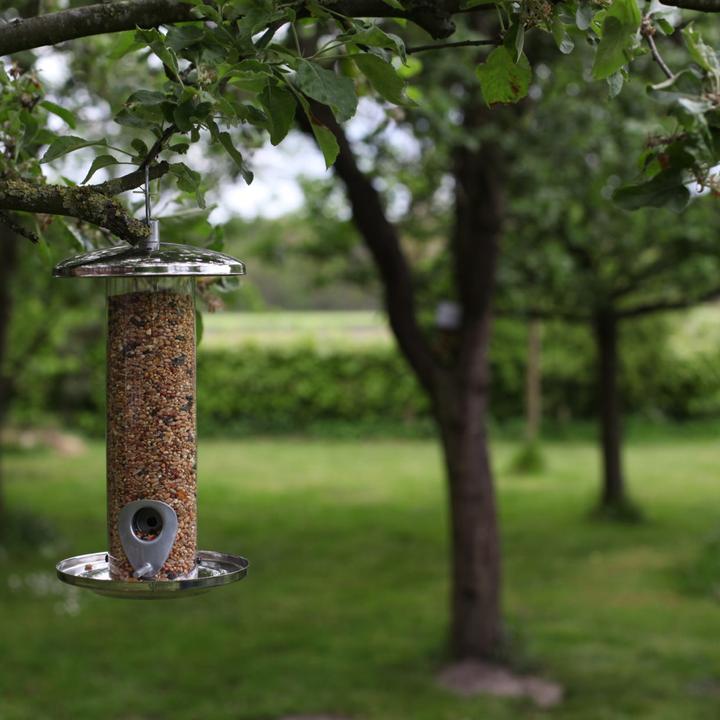 Produktbild Esschert Design Edelstahlvogelfuttersilo