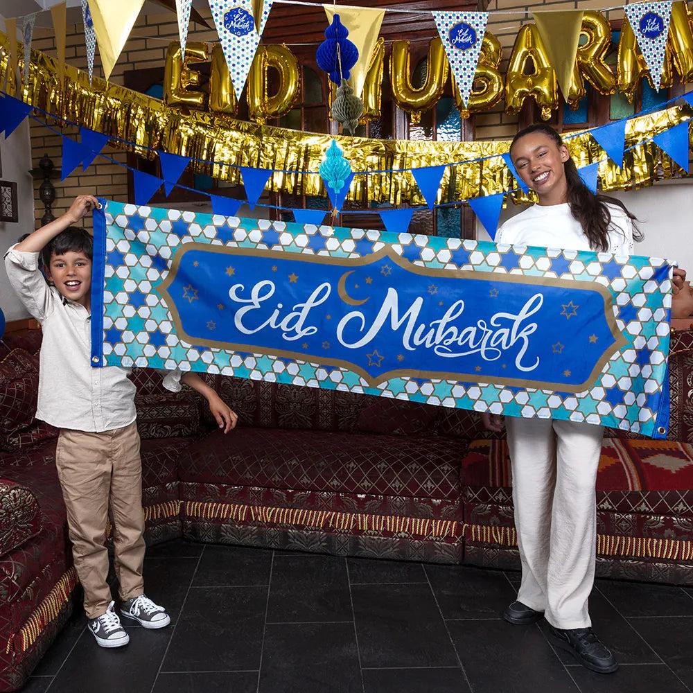 Thumbnail - Boland Polyester Banner 'Eid Mubarak' 50 x 180 cm