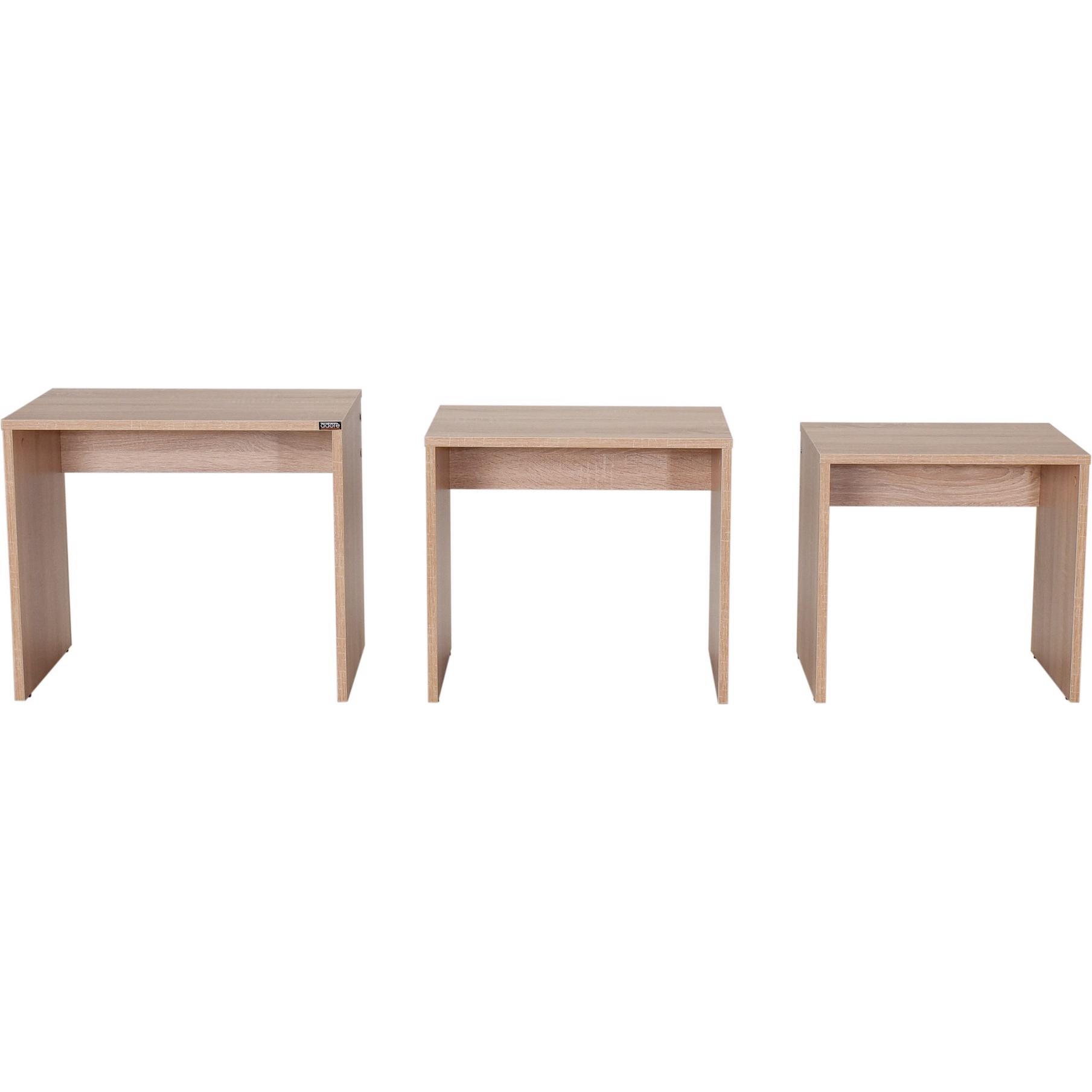 Thumbnail - Kalune Design, Couchtisch + Beistelltisch, Addyson (55 x 47 x 40 cm)