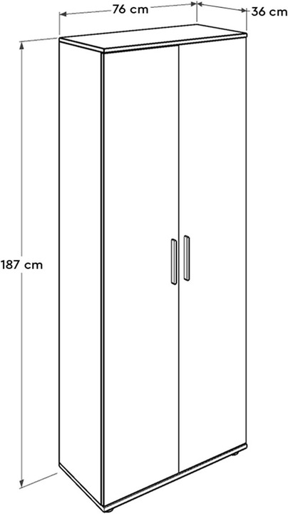 Produktbild Kalune Design Eloise (77 x 36 x 187 cm)