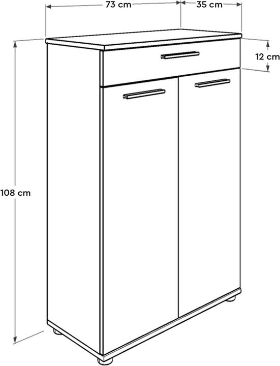 Produktbild Kalune Design Judson (73 x 108 x 35 cm)