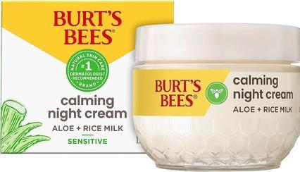 Image du produit Burt's Bees Crème de nuit sensible Extrait de coton (Crème de nuit)