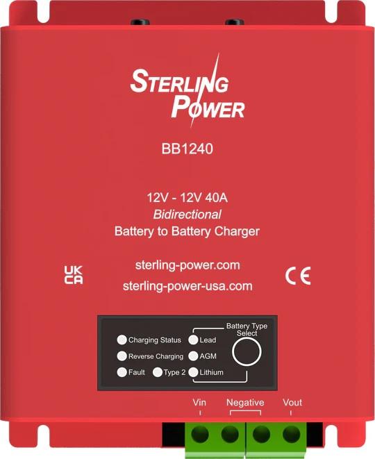 Actual product image Sterling Power Charging Booster 12V/12V 40A - Sterlingpower
