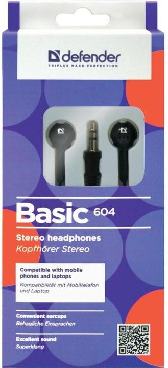 Produktbild Defender Basic 604 - øreproptelefoner