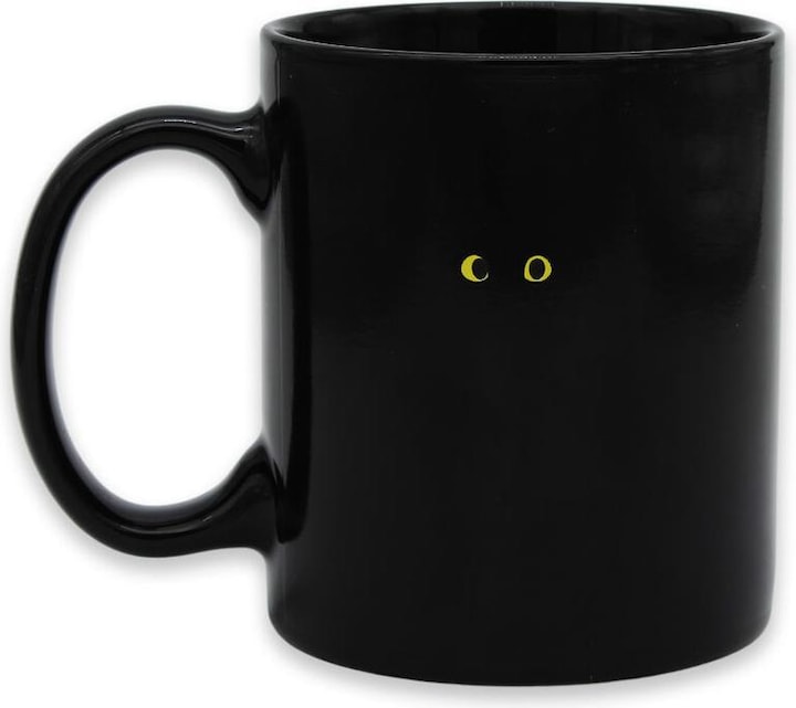 Actual product image Winkee Naughty Cat heat sensitive mug (1 x)