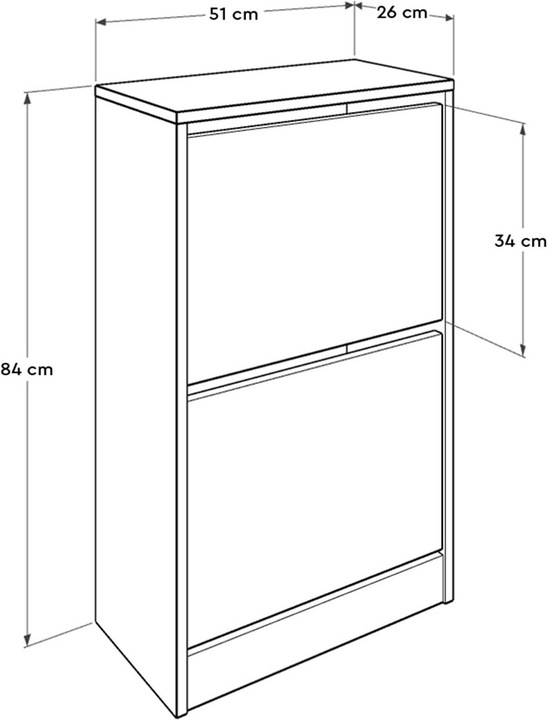 Produktbild Kalune Design Eloise (51 x 84 x 26 cm)