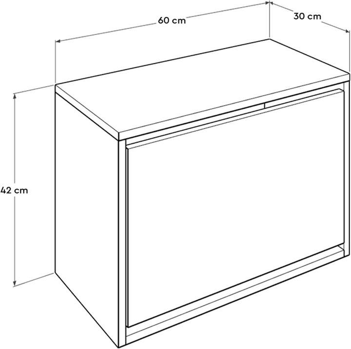 Actual product image Kalune Design Eloise (60 x 30 x 42 cm)