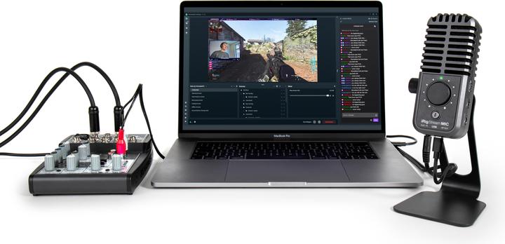 Produktbild IK Multimedia iRig Stream Mic USB - Kompaktes USB-Streaming Mikrofon