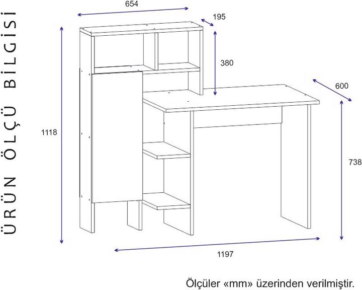 Actual product image Kalune Design Cillian (119.70 x 60 x 111.80 cm)