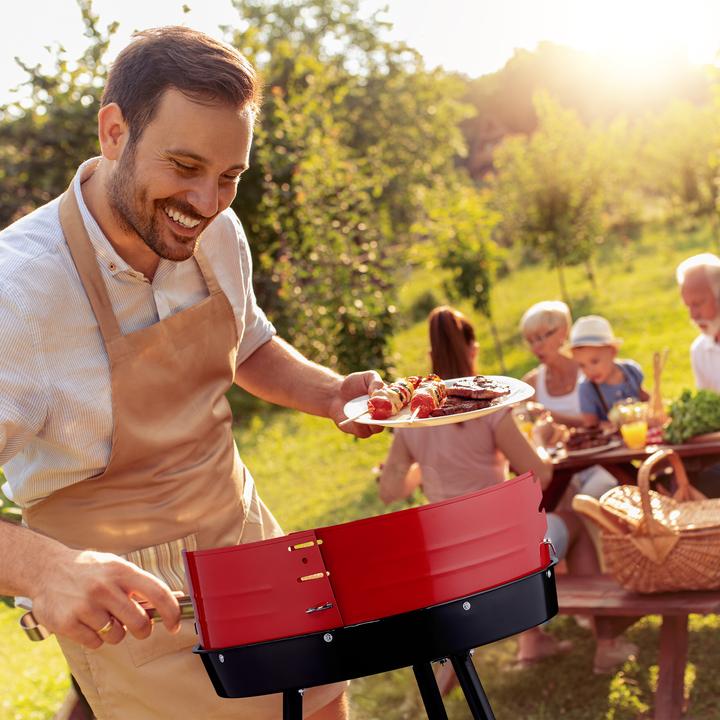 Produktbild Relaxdays Holzkohlegrill (40 cm)