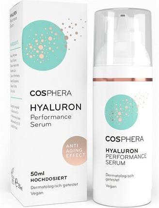Produktbild Cosphera Hyaluron Serum, High Dose, 50 Ml, Vegan, Suitable For (Körperlotion, 50 ml)