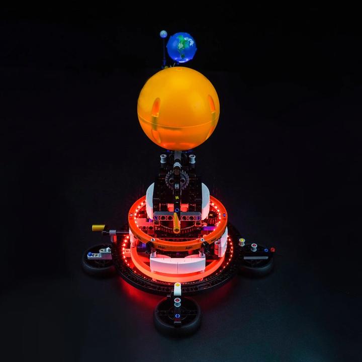 Actual product image BrickBling LED light set for Lego Sun Earth Moon
