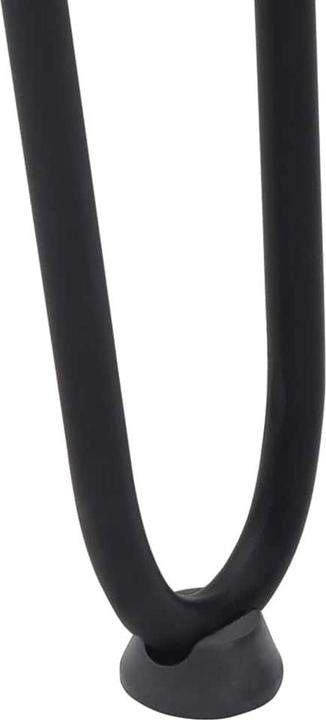 Image du produit vidaXL Pieds en épingle à cheveux 4 pièces Noir 42 cm Pied de table Hairpin en acier massif