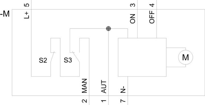 Produktbild Siemens Motor operator 24-60V DC