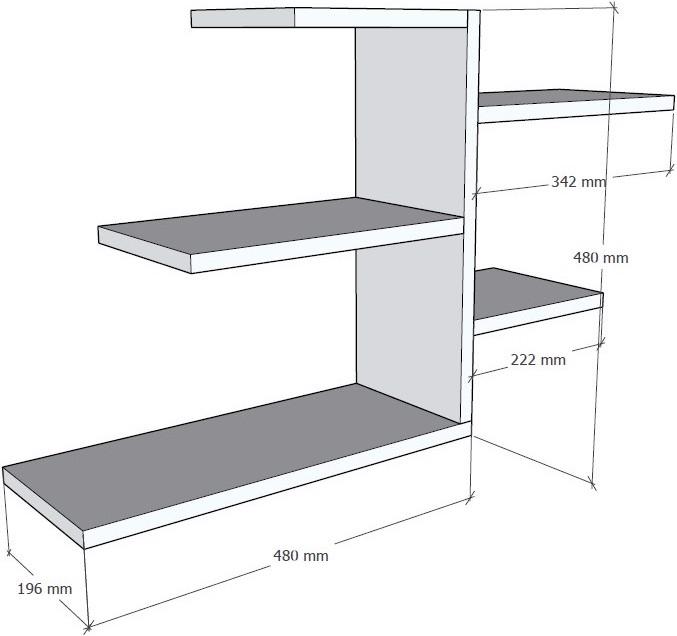 Actual product image Kalune Design Soleil (82 x 20 x 48 cm)