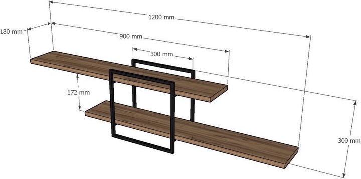 Image du produit Kalune Design Clover (120 x 18 x 30 cm)
