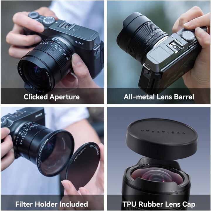 Actual product image TTArtisan 10mm f2 for Fuji X (APS-C / DX)