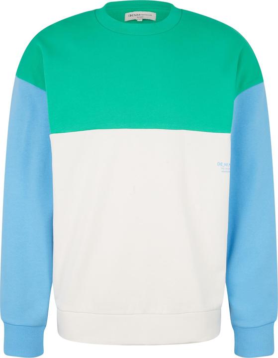 Actual product image Tom Tailor Sweatshirt Pullover ohne Kapuze mit Color-Block (S)