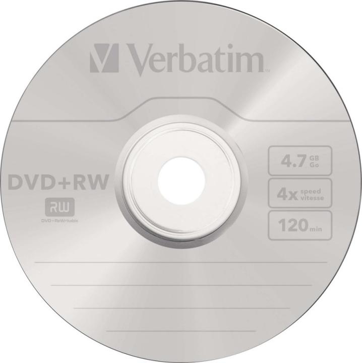 Produktbild Verbatim Dvd+Rw (10x)