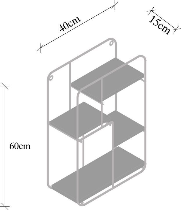 Produktbild Homitis Isaac (60 x 15 x 40 cm)