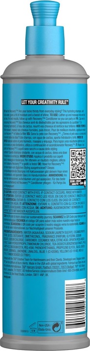 Produktbild Tigi Bed Head Urban Antidotes - Recovery Moisture Rush Shampoo (400 ml, Flüssiges Shampoo)