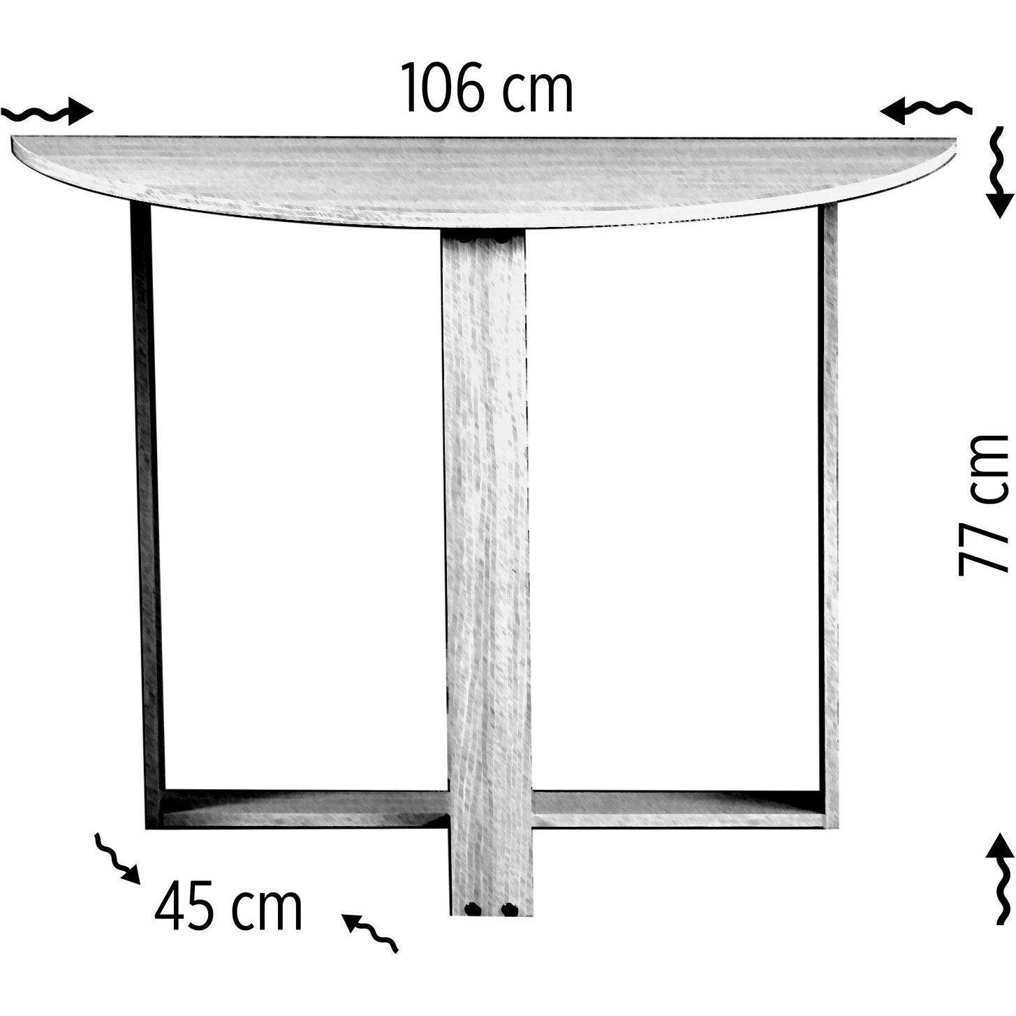 Thumbnail - Hanah Home, Schreibtisch, Steven (106 x 77 x 45 cm)