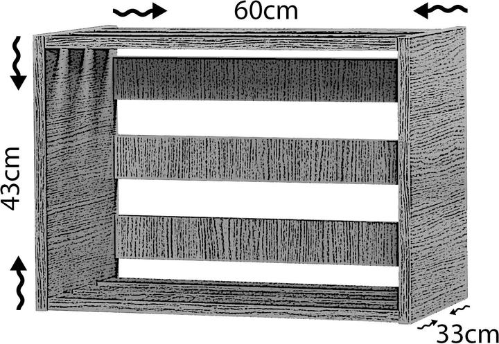 Immagine prodotto Hanah Home Wynter (60 x 33 x 43 cm)