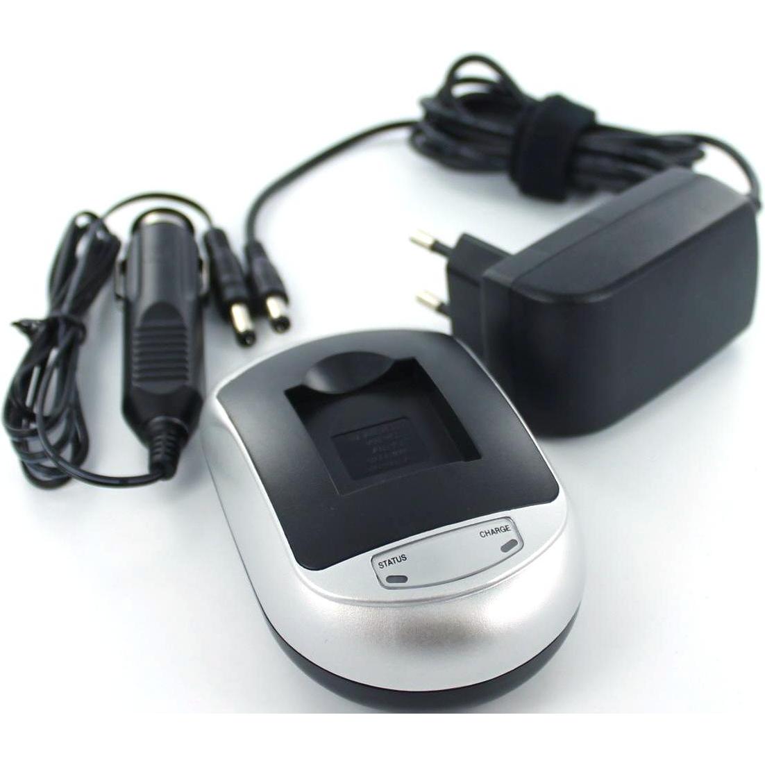 AGI Ladegerät kompatibel mit Panasonic CGA-S007 (Ladegerät), Kamera Stromversorgung, Schwarz