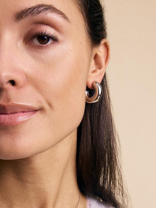 Produktbild Edblad Creolen CHUNKY CREOLES Steel (Metall)