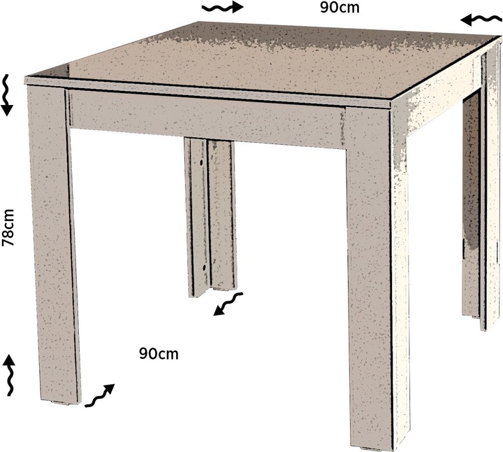 Image du produit Hanah Home Heidi (90 x 78 x 90 cm)