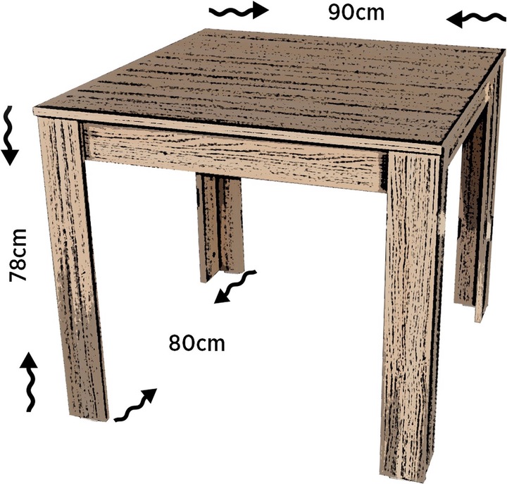 Image du produit Hanah Home Heidi (90 x 78 x 90 cm)