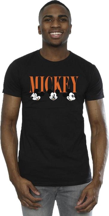 Immagine prodotto Disney Mickey Mouse Faces Maglietta Uomo (S)