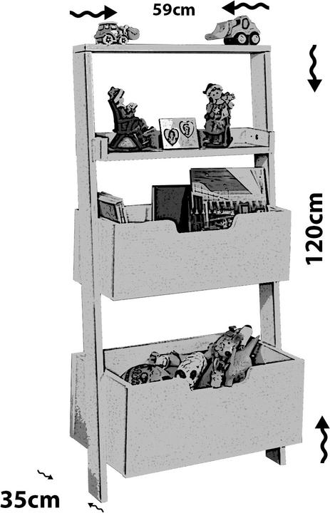 Produktbild Hanah Home Winston (59 x 35 x 120 cm)